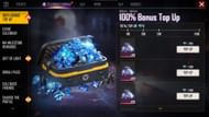 100% bonus diamonds (Image via Free Fire)